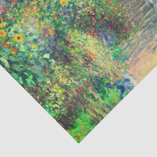 Monet Flower Garden Tissuepapier (Detail)
