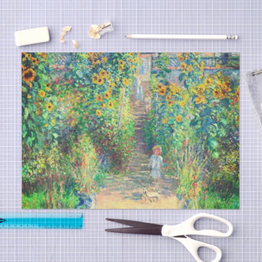 Monet Flower Garden Tissuepapier (Craft)
