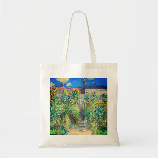 Monet Flower Garden Tote Bag (Voorkant)