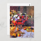 Monet - Flowers and Fruit Briefkaart (Voorkant / Achterkant)