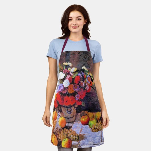 Monet - Flowers and Fruit Schort (Gedragen)