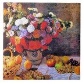 Monet - Flowers and Fruit Tegeltje (Voorkant)