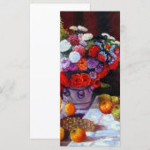 Monet Flowers en Fruit Card (Voorkant / Achterkant)