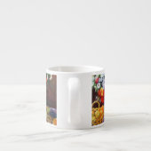 Monet Flowers en Fruit Espresso Kop (Achterkant)