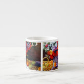Monet Flowers en Fruit Espresso Kop (Voorkant)