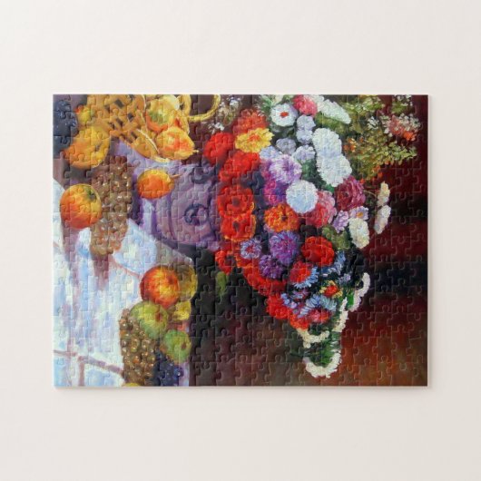 Monet Flowers en Fruit Legpuzzel (Horizontaal)