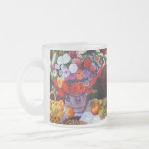 Monet Flowers en Fruit Matglas Koffiemok