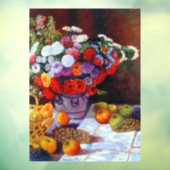 Monet Flowers en Fruit Raamsticker (Vel 3)