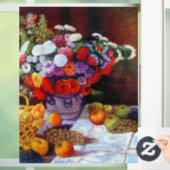 Monet Flowers en Fruit Raamsticker (Huis)