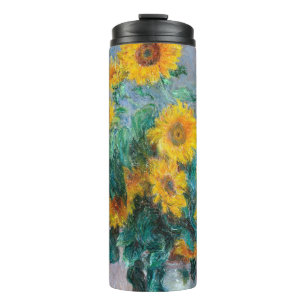 Monet France Bouquet Sunflower Impressionist Peop Thermosbeker