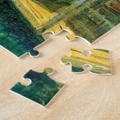 Monet France Impressionist People Little Bridge Legpuzzel (Zijkant)