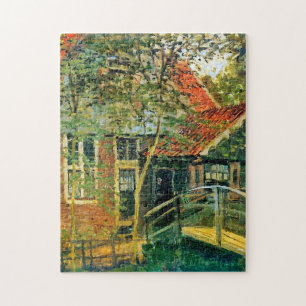 Monet France Impressionist People Little Bridge Legpuzzel