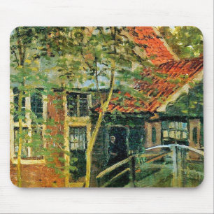 Monet France Impressionist People Little Bridge Pa Muismat