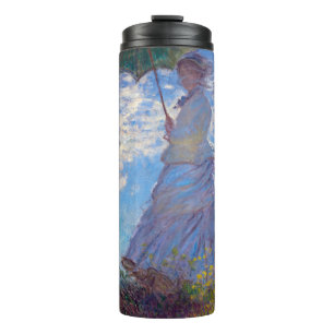 Monet France Impressionist People Woman met een au Thermosbeker