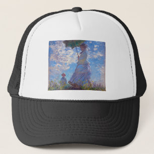 Monet France Impressionist People Woman met een au Trucker Pet