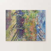 Monet France Les Tilleuls a Poissy Impressionist Legpuzzel (Horizontaal)