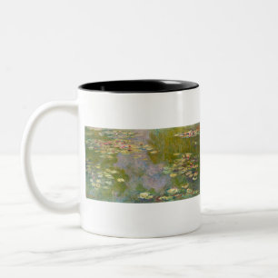 Monet France Water Lillies Impressionist People Tweekleurige Koffiemok