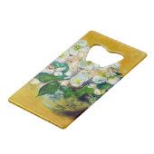 Monet - frankrijk Impressionistische Mensen Kerst  Creditkaart Flessenopener (Voorkant Gekanteld)