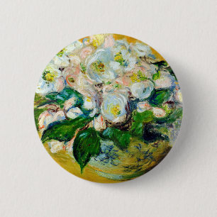 Monet - frankrijk Impressionistische Mensen Kerst Ronde Button 5,7 Cm