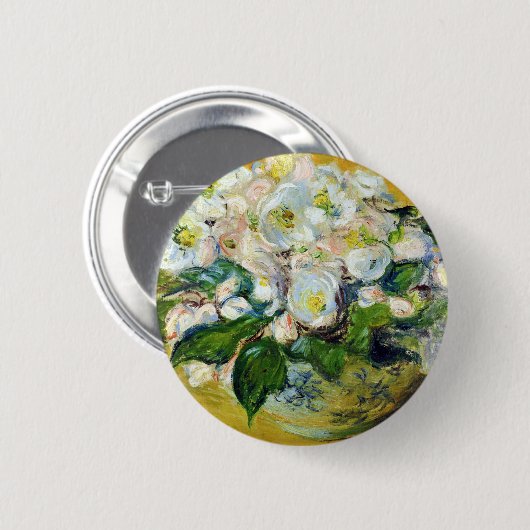 Monet - frankrijk Impressionistische Mensen Kerst Ronde Button 5,7 Cm (Voorkant /achterkant)