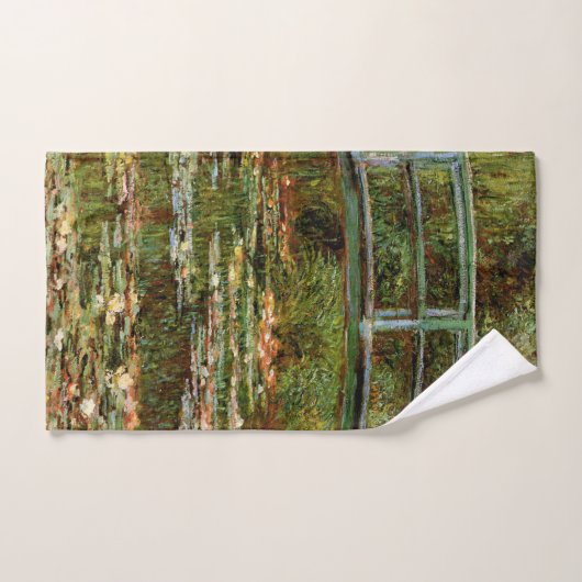 Monet Frans Japans Bridge Giverney Bad Handdoek (Handdoek)