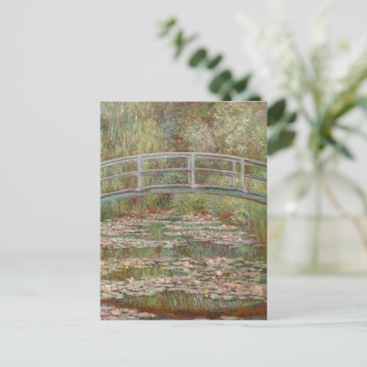 Monet Frans Japans Bridge Giverney Briefkaart (Staand voorkant)