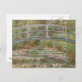 Monet Frans Japans Bridge Giverney Briefkaart (Voorkant / Achterkant)