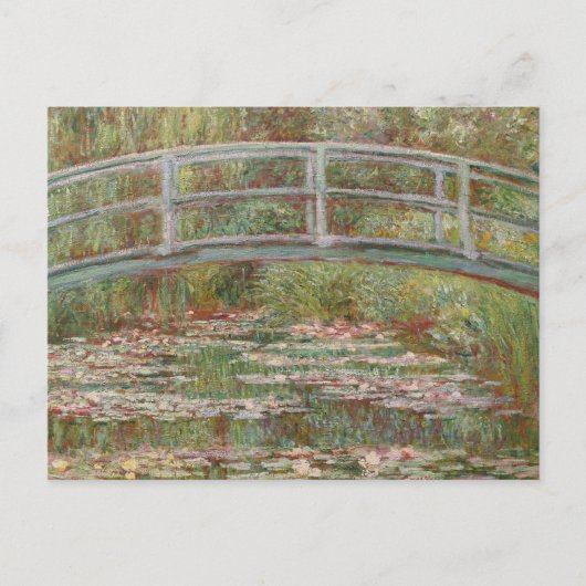 Monet Frans Japans Bridge Giverney Briefkaart (Voorkant)