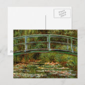 Monet Frans Japans Bridge Giverney Briefkaart (Voorkant / Achterkant)