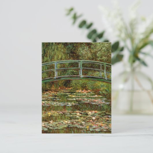 Monet Frans Japans Bridge Giverney Briefkaart (Staand voorkant)