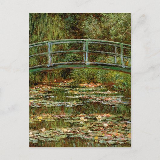 Monet Frans Japans Bridge Giverney Briefkaart (Voorkant)