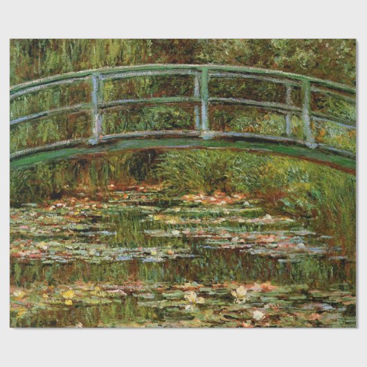 Monet Frans Japans Bridge Giverney Cadeaupapier (Vlak)
