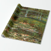 Monet Frans Japans Bridge Giverney Cadeaupapier (Uitgerold)