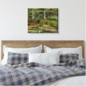 Monet Frans Japans Bridge Giverney Canvas Afdruk (Insitu (Slaapkamer))