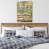 Monet Frans Japans Bridge Giverney Canvas Afdruk (Insitu (Slaapkamer))