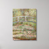 Monet Frans Japans Bridge Giverney Canvas Afdruk (Voorkant)