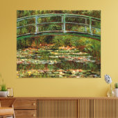 Monet Frans Japans Bridge Giverney Canvas Afdruk (Insitu (Woonkamer))