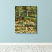 Monet Frans Japans Bridge Giverney Canvas Afdruk (Insitu (Houten vloer))