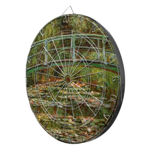 Monet Frans Japans Bridge Giverney Dartbord (Voorkant Rechts)