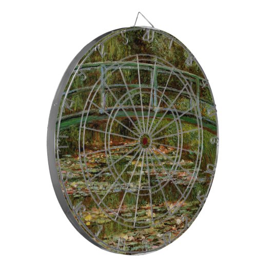 Monet Frans Japans Bridge Giverney Dartbord (Voorkant Links)
