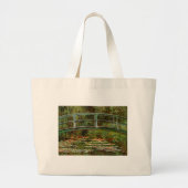 Monet Frans Japans Bridge Giverney Grote Tote Bag (Voorkant)