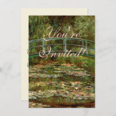 Monet Frans Japans Bridge Giverney Kaart (Voorkant / Achterkant)