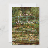 Monet Frans Japans Bridge Giverney Kaart (Voorkant)