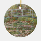 Monet Frans Japans Bridge Giverney Keramisch Ornament (Voorkant)