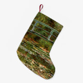 Monet Frans Japans Bridge Giverney Kleine Kerstsok (Voorkant (Hangend))