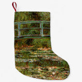Monet Frans Japans Bridge Giverney Kleine Kerstsok (Voorkant)