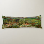 Monet Frans Japans Bridge Giverney Lichaamskussen (Achterkant)