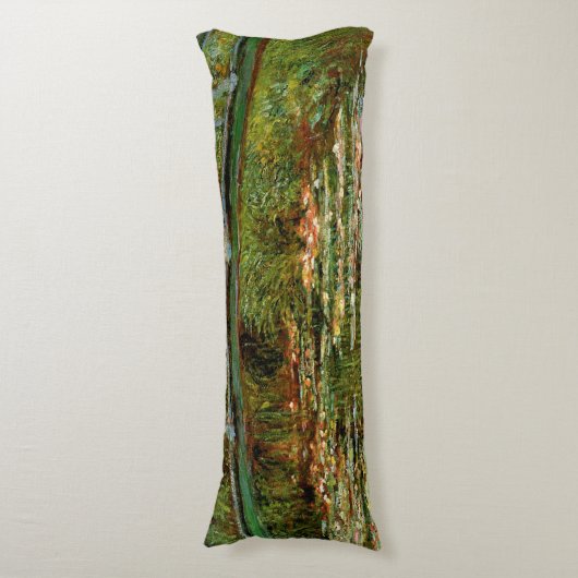 Monet Frans Japans Bridge Giverney Lichaamskussen (Voorkant Verticaal)