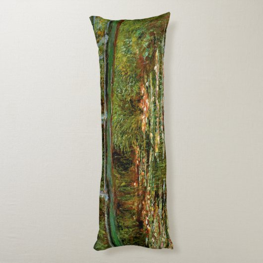 Monet Frans Japans Bridge Giverney Lichaamskussen (Achterkant (Verticaal))