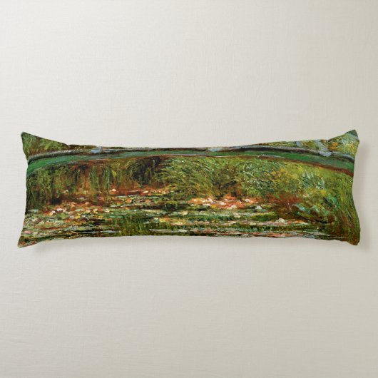 Monet Frans Japans Bridge Giverney Lichaamskussen (Voorkant)